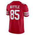 Kooe SF.49ers #85 George Kittle Player Scarlet Vapor F.U.S.E. Limited Stitched Jerseys