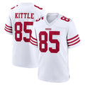 Kooe SF.49ers #85 George Kittle Player White Game Home Stitched Jerseys