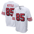 Kooe SF.49ers #85 George Kittle Player White Limited Home Game Stitched Jerseys