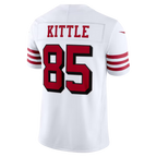 Kooe SF.49ers #85 George Kittle White Alternate Vapor F.U.S.E. Stitched Limited Jerseys
