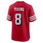 Kooe SF.49ers #8 Steve Young Scarlet Retired Player Alternate Game Stitched Jerseys