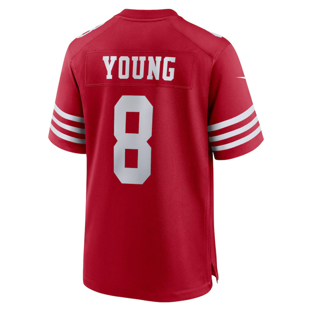 Kooe SF.49ers #8 Steve Young Scarlet Retired Player Game Stitched Jerseys