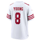 Kooe SF.49ers #8 Steve Young White Retired Player Game Stitched Jerseys