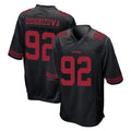 Kooe SF.49ers #92 Osa Odighizuwa Player Black Alternate Home Game Stitched Jerseys