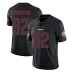 Kooe SF.49ers #92 Osa Odighizuwa Player Black Impact Limited Home Game Stitched Jerseys