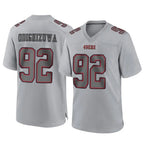 Kooe SF.49ers #92 Osa Odighizuwa Player Gray Atmosphere Fashion Home Game Stitched Jerseys