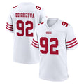 Kooe SF.49ers #92 Osa Odighizuwa Player White Game Home Stitched Jerseys