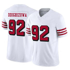 Kooe SF.49ers #92 Osa Odighizuwa Player White Limited Alternate Vapor F.U.S.E. Home Game Stitched Jerseys