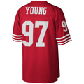 Kooe SF.49ers #97 Bryant Young Mitchell & Ness Scarlet Legacy Replica Jersey
