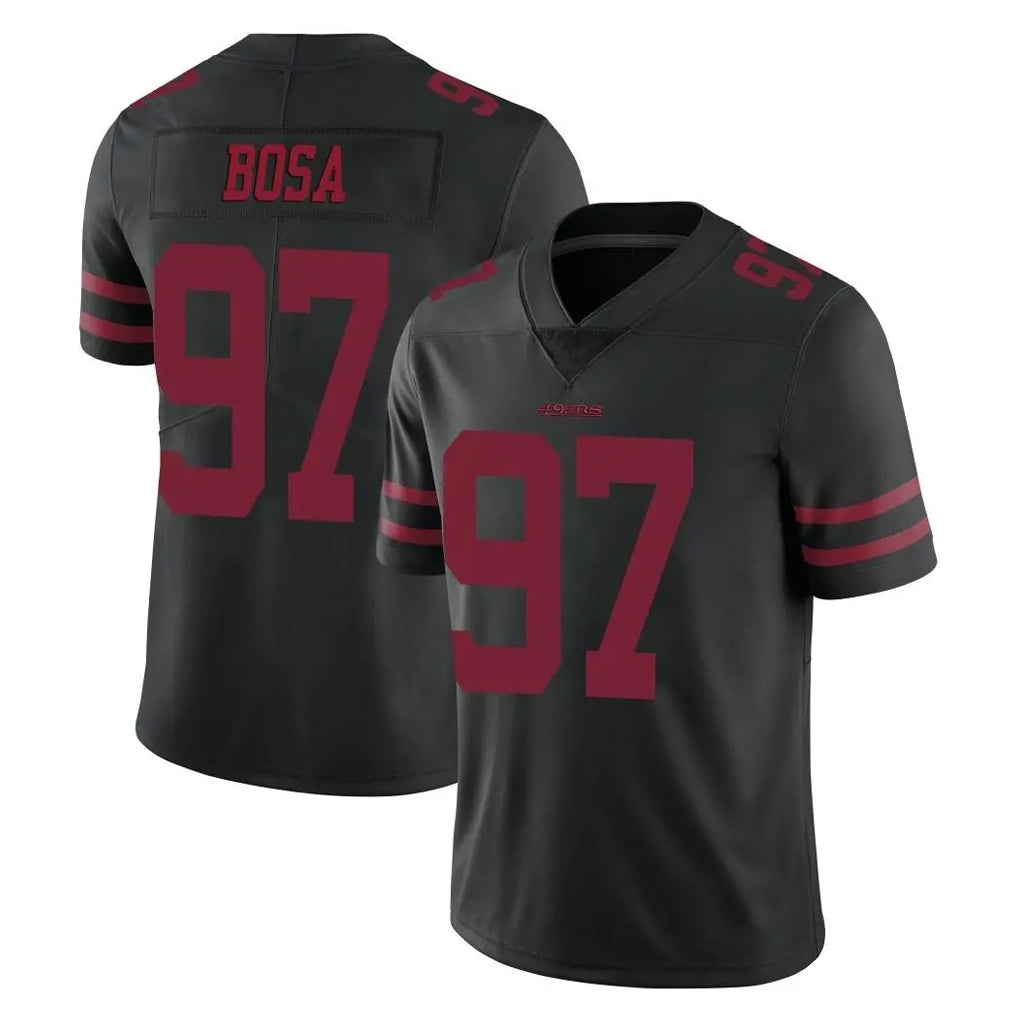 Kooe SF.49ers #97 Nick Bosa Player Black Alternate Limited Vapor Untouchable Home Game Stitched Jerseys
