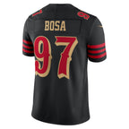 Kooe SF.49ers #97 Nick Bosa Player Rivalries Collection Vapor Limited Black Stitched Jerseys
