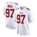 Kooe SF.49ers #97 Nick Bosa Player White Fashion Home Game Stitched Jerseys