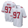 Kooe SF.49ers #97 Nick Bosa Player White Home Game Stitched Jerseys