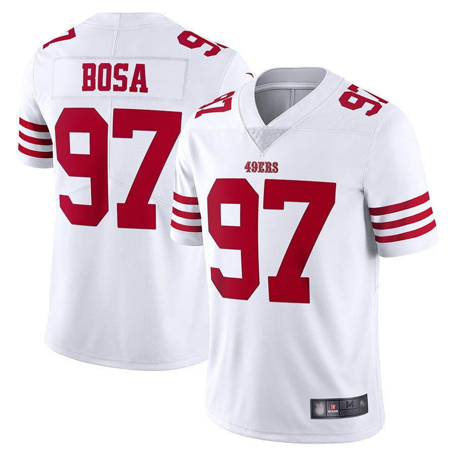 Kooe SF.49ers #97 Nick Bosa Player White Vapor Limited Stitched Jerseys