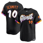 Kooe SF.Giants #10 Casey Schmitt Player Black 2025 City Connect Home Limited Stitched Jerseys