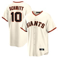 Kooe SF.Giants #10 Casey Schmitt Player Cream Home Game Stitched Jerseys
