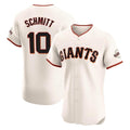 Kooe SF.Giants #10 Casey Schmitt Player Cream Home Limited Elite Stitched Jerseys