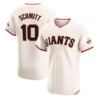 Kooe SF.Giants #10 Casey Schmitt Player Cream Home Limited Elite Stitched Jerseys