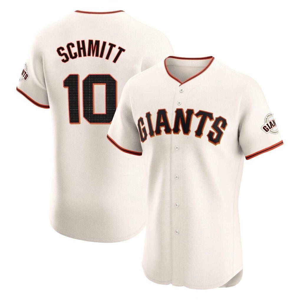 Kooe SF.Giants #10 Casey Schmitt Player Cream Home Limited Elite Stitched Jerseys