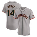 Kooe SF.Giants #14 Patrick Bailey Player Gray Home Limited Elite Stitched Jerseys