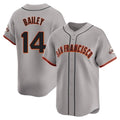 Kooe SF.Giants #14 Patrick Bailey Player Gray Home Limited Stitched Jerseys
