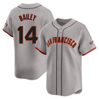 Kooe SF.Giants #14 Patrick Bailey Player Gray Home Limited Stitched Jerseys