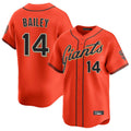 Kooe SF.Giants #14 Patrick Bailey Player Orange Home Limited Stitched Jerseys