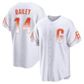 Kooe SF.Giants #14 Patrick Bailey Player White City Connect Home Game Stitched Jerseys