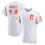 Kooe SF.Giants #14 Patrick Bailey Player White City Connect Home Limited Elite Stitched Jerseys
