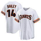 Kooe SF.Giants #14 Patrick Bailey Player White Home Game Stitched Jerseys