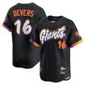 Kooe SF.Giants #16 Rafael Devers Player Black 2025 City Connect Home Limited Stitched Jerseys
