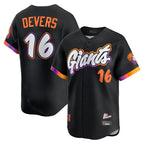Kooe SF.Giants #16 Rafael Devers Player Black 2025 City Connect Home Limited Stitched Jerseys