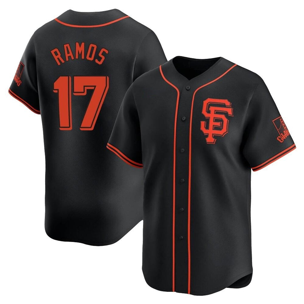 Kooe SF.Giants #17 Heliot Ramos Player Black 2026 Home Limited Stitched Jerseys