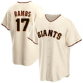 Kooe SF.Giants #17 Heliot Ramos Player Cream Home Game Stitched Jerseys