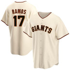 Kooe SF.Giants #17 Heliot Ramos Player Cream Home Game Stitched Jerseys