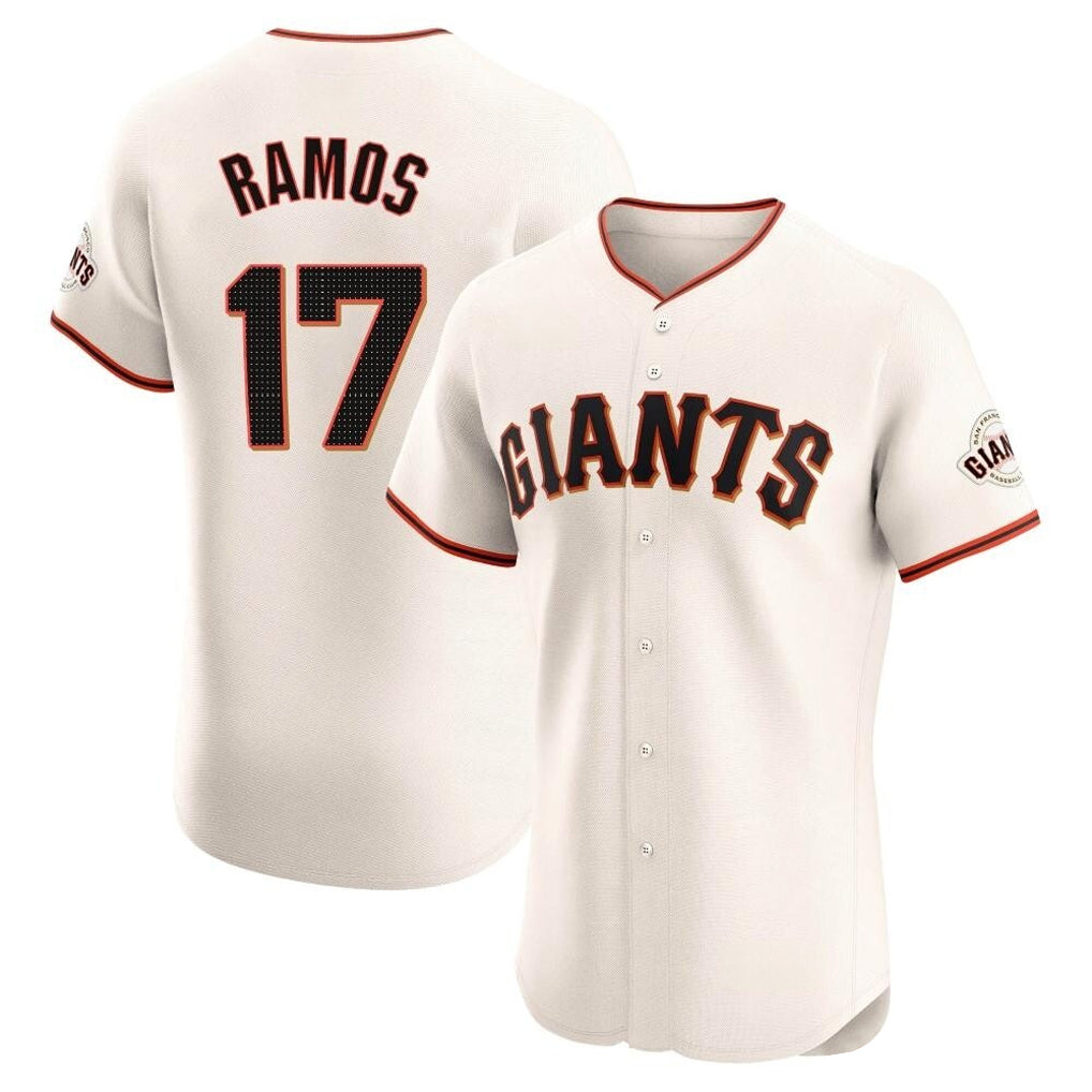 Kooe SF.Giants #17 Heliot Ramos Player Cream Home Limited Elite Stitched Jerseys