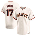 Kooe SF.Giants #17 Heliot Ramos Player Cream Home Limited Stitched Jerseys