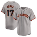 Kooe SF.Giants #17 Heliot Ramos Player Gray Home Limited Stitched Jerseys