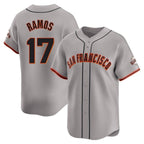 Kooe SF.Giants #17 Heliot Ramos Player Gray Home Limited Stitched Jerseys