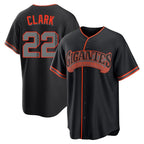 Kooe SF.Giants #22 Will Clark Player Black Alternate Limited Stitched Jerseys