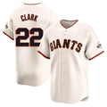 Kooe SF.Giants #22 Will Clark Player Cream Home Limited Stitched Jerseys