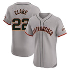 Kooe SF.Giants #22 Will Clark Player Gray Home Limited Elite Stitched Jerseys