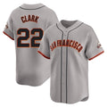 Kooe SF.Giants #22 Will Clark Player Gray Home Limited Stitched Jerseys