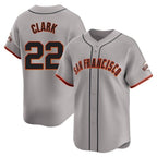 Kooe SF.Giants #22 Will Clark Player Gray Home Limited Stitched Jerseys