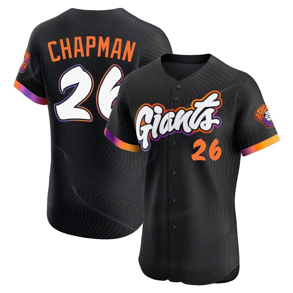 Kooe SF.Giants #26 Matt Chapman Player Black 2025 City Connect Home Limited Elite Stitched Jerseys