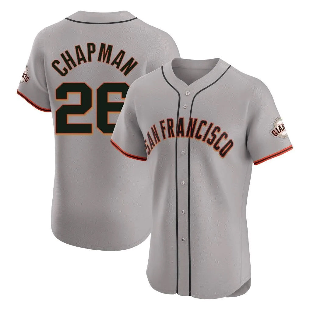 Kooe SF.Giants #26 Matt Chapman Player Gray Home Limited Elite Stitched Jerseys