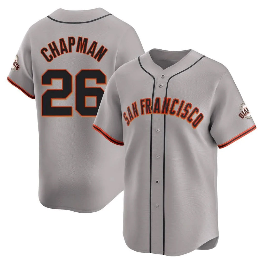 Kooe SF.Giants #26 Matt Chapman Player Gray Home Limited Stitched Jerseys