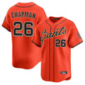 Kooe SF.Giants #26 Matt Chapman Player Orange Home Limited Stitched Jerseys