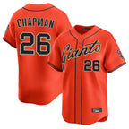 Kooe SF.Giants #26 Matt Chapman Player Orange Home Limited Stitched Jerseys