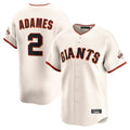Kooe SF.Giants #2 Willy Adames Player Cream Home Limited Stitched Jerseys